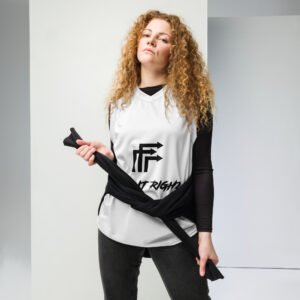Recycled unisex basketball jersey