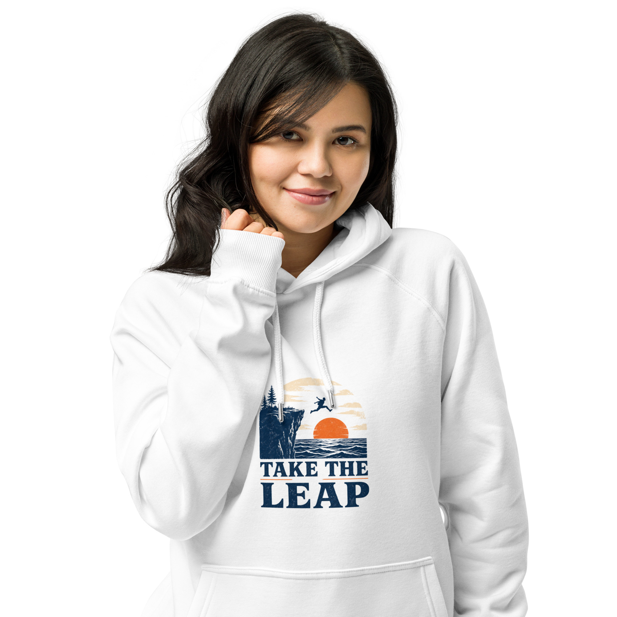 Unisex eco raglan hoodie