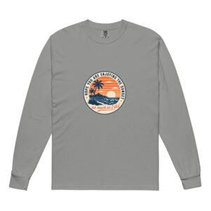Garment-dyed heavyweight long-sleeve shirt