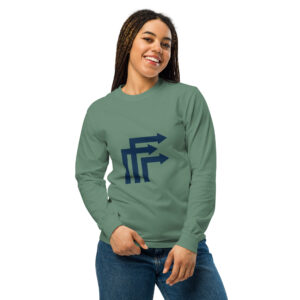 Garment-dyed heavyweight long-sleeve shirt