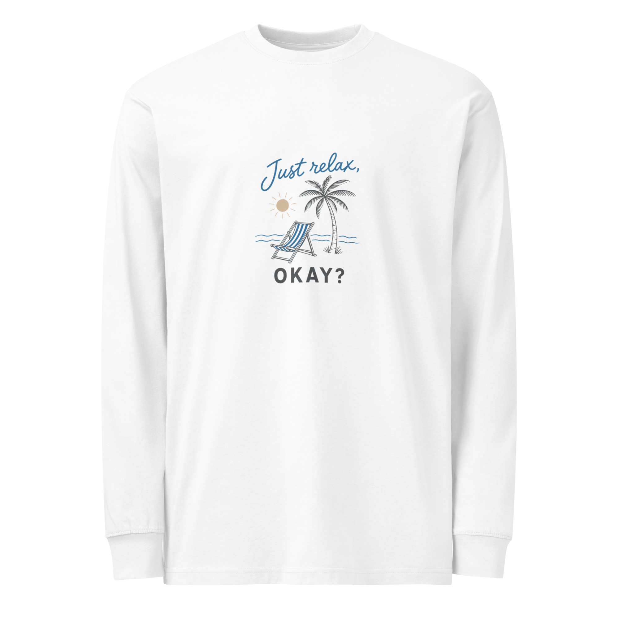 Men's heavyweight long sleeve t-shirt