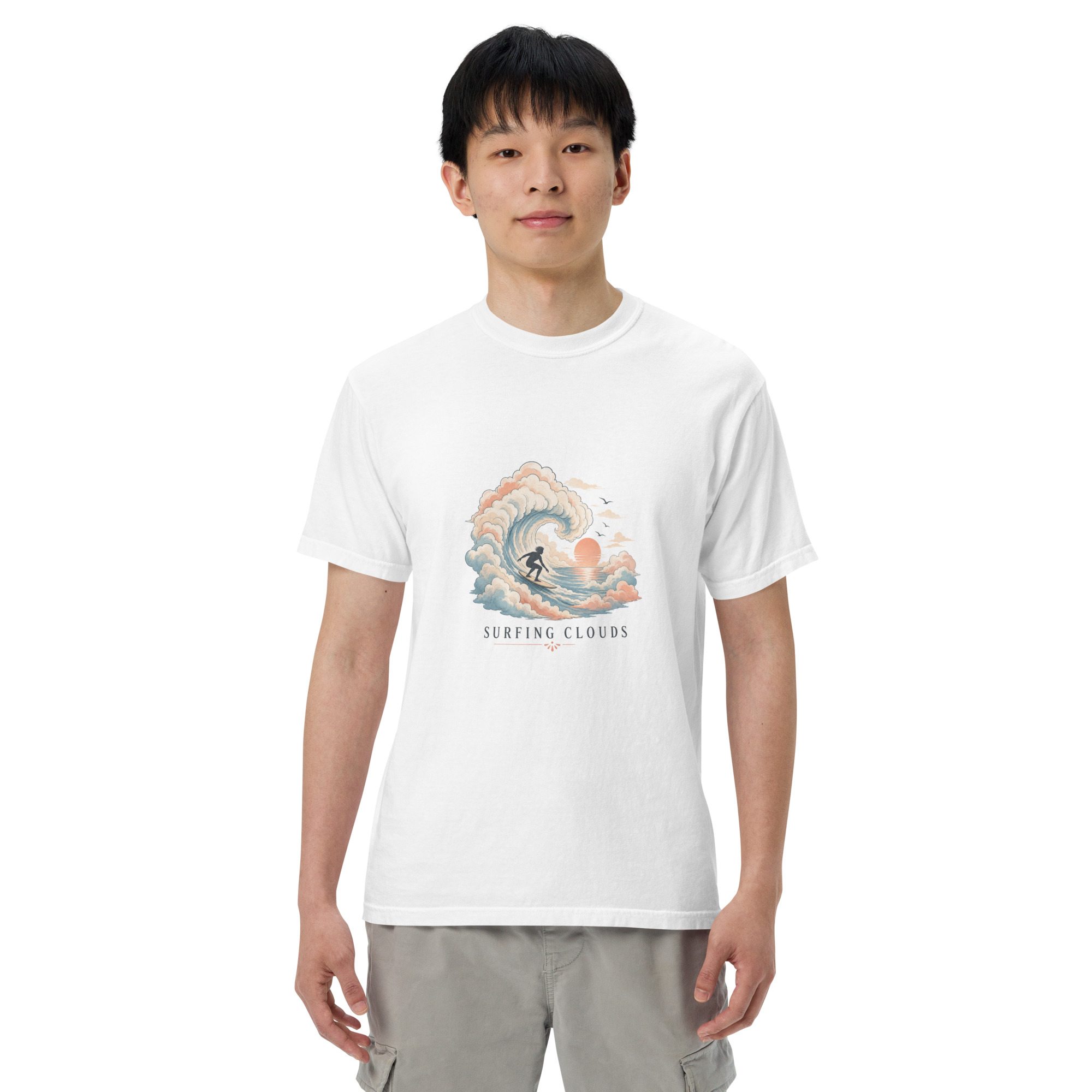 Unisex garment-dyed heavyweight t-shirt