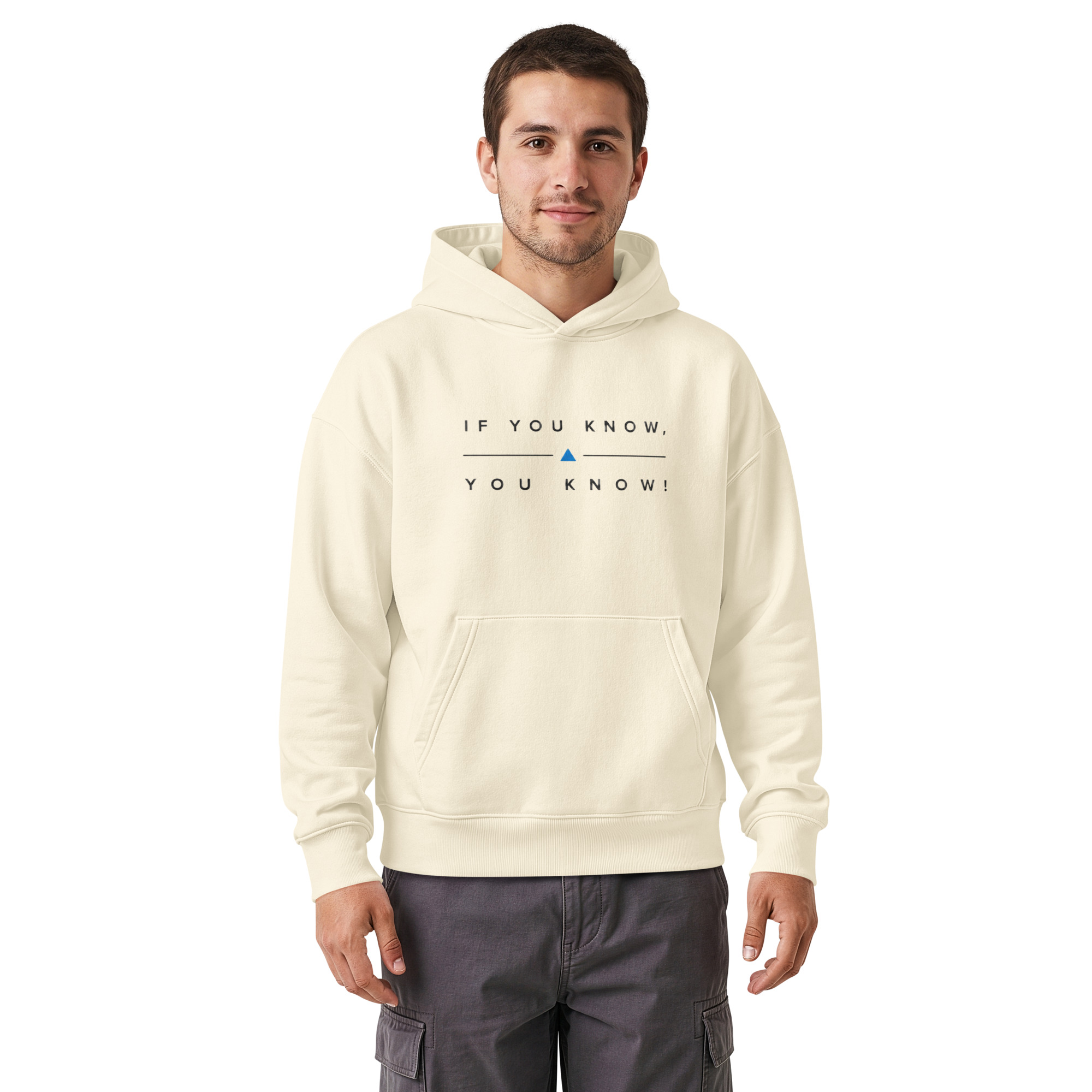 Unisex relaxed mid-weight hooded sweatshirt